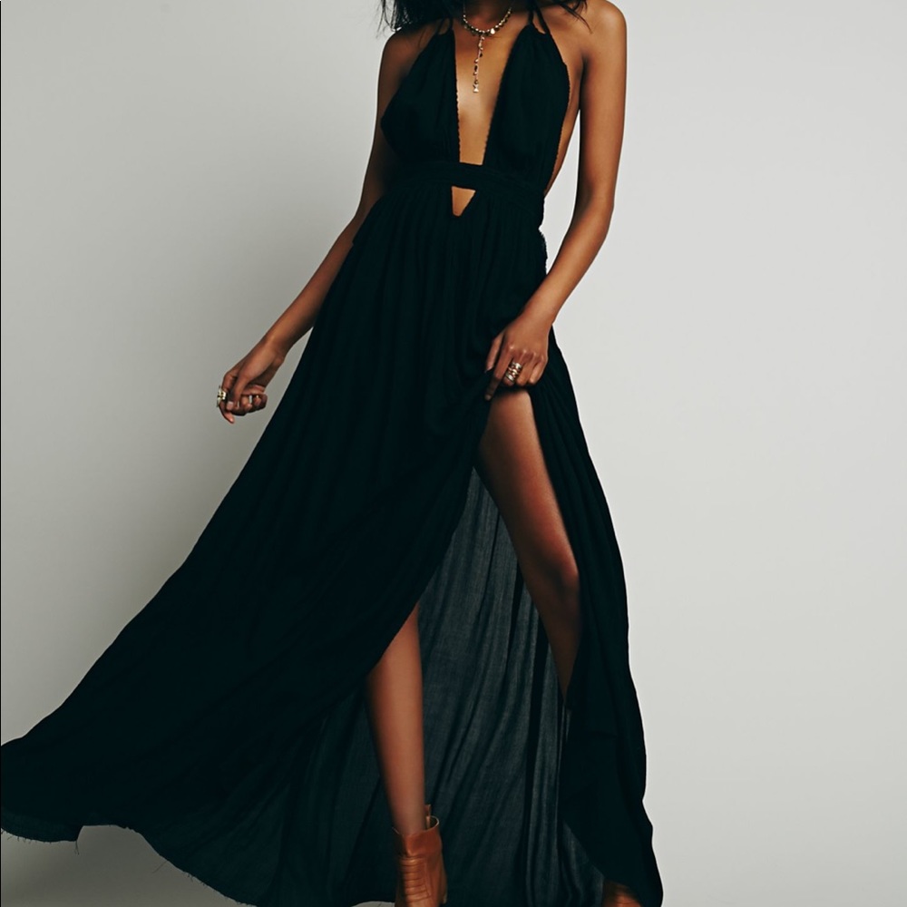 Free People look into the sun maxi dress